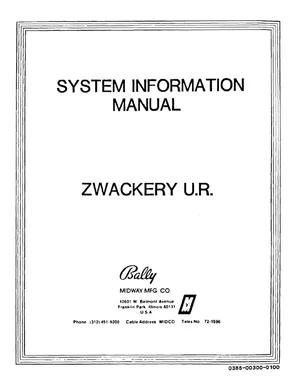 zwackery system information upright manual|bally-midway|cabinets|.webp