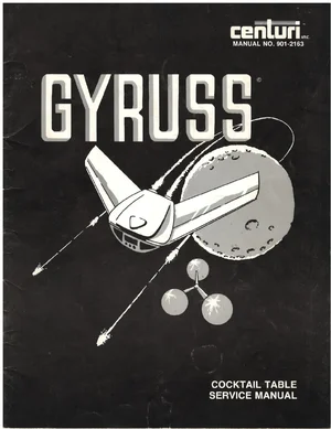 gyruss cocktail manual|konami|cabinets|.webp