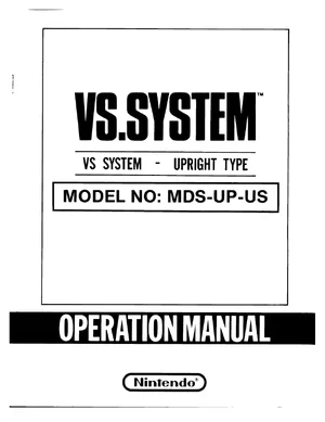 vs system upright model mds-up-us operation manual|nintendo|cabinets|.webp