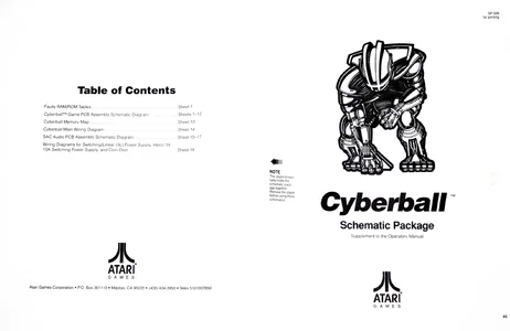 cyberball package 2 schematic|atari|schematics-and-wiring|.webp