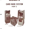 Midways Rack System Part 1 manual (Bally / Midway)