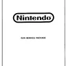 Arcade Gun Package By Maintenance Guide service manual (Nintendo)