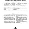 Asteroids Deluxe Glare Reduction TM-185 conversion kit instructions, 1st Printing (Atari)