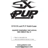 Global Vr SX-PUP Joystick Install manual
