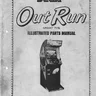 Out Run Upright Illustrated parts list (Sega)