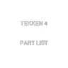 Tekkan 4 parts list