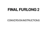 Furlong 2 conversion kit instructions (Namco)