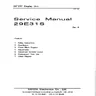 29E 31S Ver 1 2 service manual, Ver1 (Sanwa)