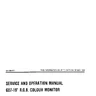 Electrohome G 07 19 Colour Monitor manual