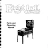 Eight Ball Champ operation manual (Bally)