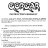 Gorgar operation manual (Williams)