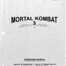 Mortal Kombat 3 operation manual, Pinball (Bally / Midway)