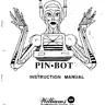 Pinbot Pinball operation manual (Williams)