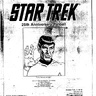 Star Trek Anniversay Pinball operation manual (Data East)