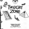 Twilight Zone operation manual (Bally)