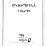 Spy Hunter II 2 Player Upright manual (Bally / Midway)