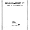 Two Tigers conversion kit instructions (Bally / Midway)