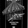 M A C H 3 instruction manual (Gottlieb)