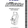 Bass Fishing Upright manual (Sega)
