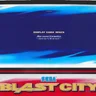 Blast City Marque manual (Sega)