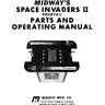 Space Invaders 2 Cocktail manual (Taito)