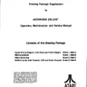 Asteroids Deluxe Drawing Package Supplement manual (Atari)