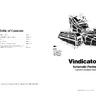 Vindicators SP-317 manual, 1st Printing (Atari)