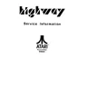 Highway manual (Atari)