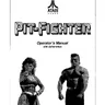 Pit Fighter manual, 3rd Printing (Atari)