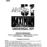 Area 51 Maximum Force Duo Universal conversion kit instructions (Atari)