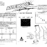 Asteroids ST-143 Backdoor manual, 1st Printing (Atari)