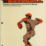 Baseball TM-135 manual, 1st Printing (Atari)
