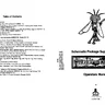 Black Widow SP-234 manual, 1st Printing (Atari)