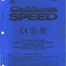 California Speed manual (Atari)