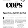 Cops CO-398-01 manual, 1st Printing (Atari)