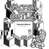Crystal Castles TM-241 manual, 2nd Printing (Atari)
