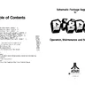 Dig Dug SP-203 manual, 2nd Printing (Atari)