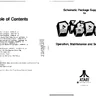 Dig Dug SP-203 manual, 3rd Printing (Atari)