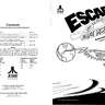 Escape From The Planet Of Robot Monsters SP-332 manual, 1st Printing (Atari)