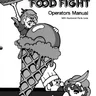 Food Fight manual (Atari)