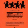 Food Fight CO-229-03 manual, 1st Printing (Atari)