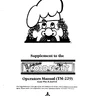 Food Fight CO-229-04 manual, 1st Printing (Atari)