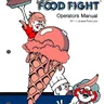 Food Fight TM-229 manual, 1st Printing (Atari)