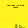 Gravitar Black Widow Retrofit TM-232 manual, 2nd Printing (Atari)
