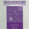 Guardians Of The Hood TM-375 manual, 1st Printing (Atari)