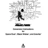 Major Havoc TM-268 For SD-BW-GRAV conversion kit instructions, 1st Printing (Atari)