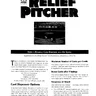 Relief Pitcher CO-376-02 manual, 1st Printing (Atari)