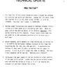 Technical Update Note Pole Position manual (Atari)