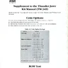 Thunder Jaws CO-349-01 manual, 1st Printing (Atari)