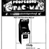Professor Pac-Man operation manual (Bally)
